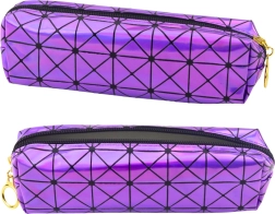 Trousse violette holographique à un compartiment