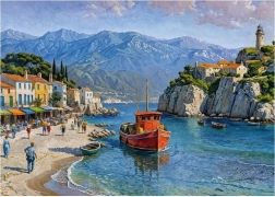 Cherry Pazzi Puzzle Seaside Village 1000 Pieces