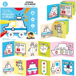 Lange kleurplaten Voertuigen aan het werk