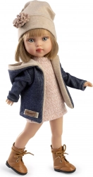 realistische pop Penelope 34 cm met volledig vinyl lichaam