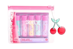 set lippenbalsems in etui 5 stuks create it!