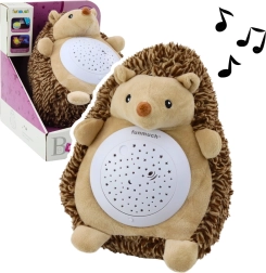 Pluche egel met projector en melodieën voor kinderen