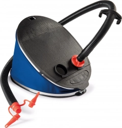 Voetpomp voor matras met 3 adapters