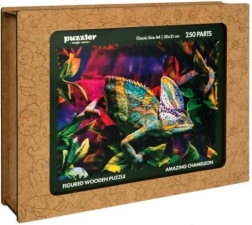Wooden Puzzle Amazing Chameleon 250 Pieces
