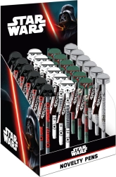 Star Wars stylos avec topper – présentoir 24 pcs