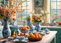 Cherry Pazzi puzzel Ochtend in mijn keuken 2000 stukjes