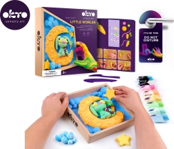 Okto Modelling – Little World in a Frame Bunny on the Moon 21 × 21 cm