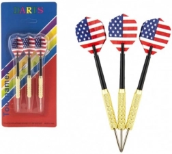 Metal Throwing Darts 15 cm, Set of 3 pcs