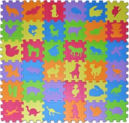 Foam puzzle 36 pieces - animals