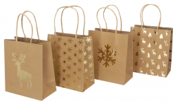 Cadeautasje klein Kerstmis 18x21x10 cm