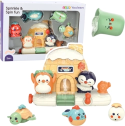 Set de bain interactif pour bébés – animaux marins