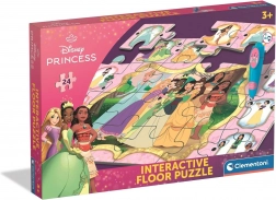 Vloerpuzzel met interactief pen Prinsessen 24 stukjes