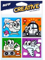 Badkamerfolies om met water te schilderen