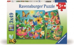 Puzzel insectenvrienden 3x49 stukjes