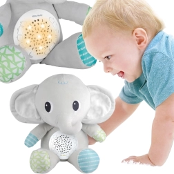 Woopie plush elephant with projector and lullabies, 12 melodies