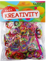 Magische tweekleurige vlechtelastiekjes – mix van kleuren, 300 stuks met accessoires