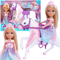 Woopie Royal set princess doll with horse