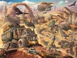 Ravensburger puzzle apocalyptic desert 1500 pieces