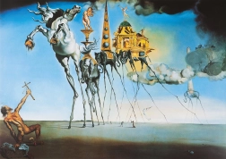 Puzzel SALVADOR DALÍ – De verzoeking van Sint-Antonius 1000 stukjes