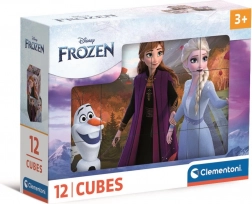 Clementoni afbeeldingsblokjes Frozen 12 blokjes