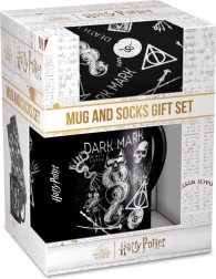 Harry Potter Dark Arts heren cadeau set mok en sokken
