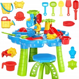 Woopie water tafel 2-in-1 zandbak met stoeltje aquapark met dolfijn