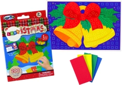 Doe-het-zelf kleurrijke feestelijke mozaïek klok