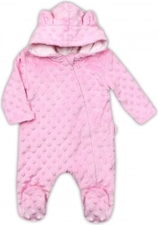 baby onesie van minky nicol bubbles roze