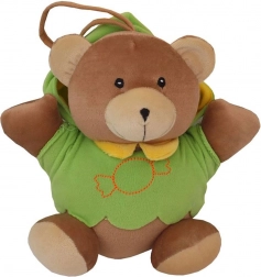 Pluchen teddybeer met speeldoos BABY MIX – groen