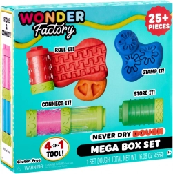 Pâte à modeler Wonder Factory Never Dry Dough Mega Box Set