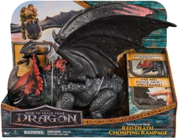 How to Train Your Dragon Figures – Red Death Movie Set with Toothless