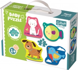 Trefl Baby puzzle – animaux domestiques 1+