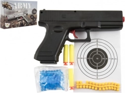 Pistolet à billes 20 cm avec billes d’eau et fléchettes en mousse