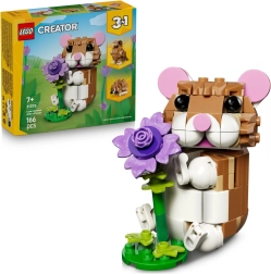 Creator 3-in-1 schattige hamster met bloem