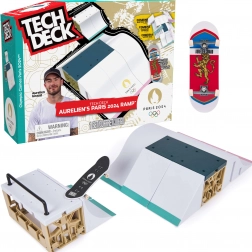 Rampe Tech Deck Aurelien Giraud Paris 2024 avec fingerboard