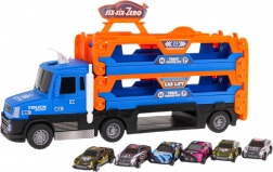 Interactive 2-in-1 Truck with Launcher + Accessories – Blue