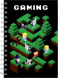 notitieboek pixel game a5