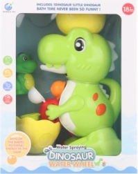 Kunststof watermolen dinosaurus met zuignappen voor in bad