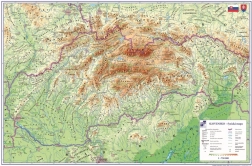 Onderlegger voor op tafel Slowakije 60x40 cm