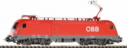 Elektrische locomotief Taurus ÖBB met dubbele pantograf H0