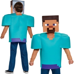 Kids' STEVE Costume from MINECRAFT for Boys 127–136 cm (7–8 years)