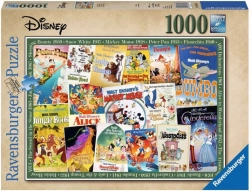 Puzzle Disney Affiches de Films Vintage 1000 pcs Ravensburger