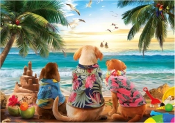 Dogs on the Beach Puzzle 1000 Pieces