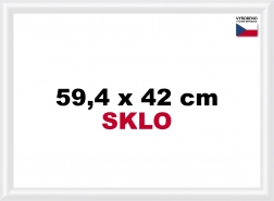 Kunststof puzzel lijst A2 wit