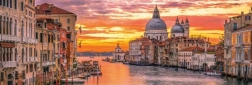 Panoramic Puzzle 1000 Pieces GRAND CANAL Venice – Clementoni