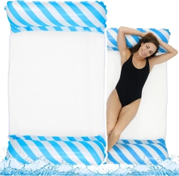 Opblaasbare schommel-hangmat voor in het water 120x70cm