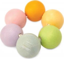 Houten bijtring met kralen Petilou LE TOY VAN