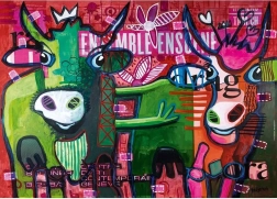 Puzzle HEYE Striped Cows 1000 pieces