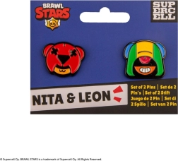 Set de pins Brawl Stars – Nita et Leon
