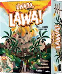 Uwaga, lawa! – Familien-Brettspiel